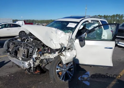 2018 Nissan Pathfinder Platinum из США, поврежденный, VIN 5N1DR2MN2JC619879